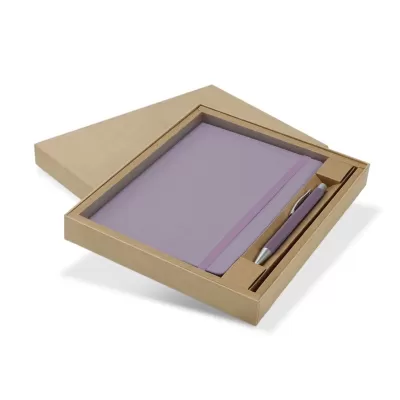 Omega A5 PU Notebook and Pen Gift Set