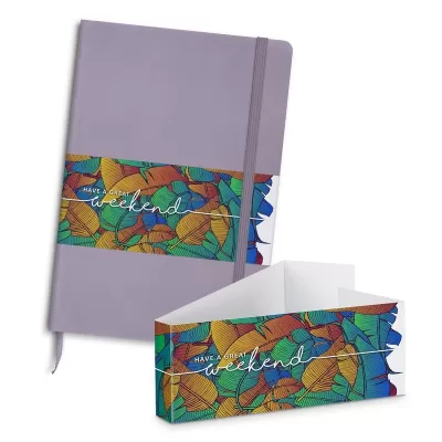 Omega A5 PU Notebook and Pen Gift Set