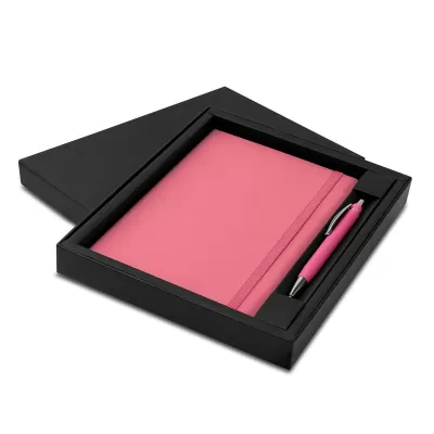 Omega PU Notebook and Pen Gift Set