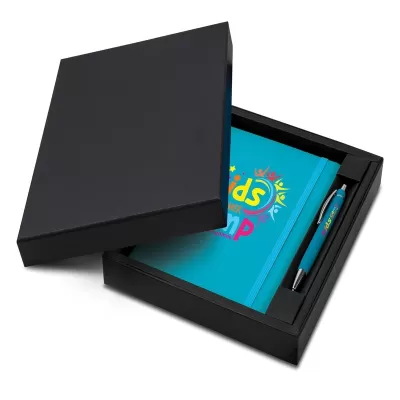 Omega PU Notebook and Pen Gift Set