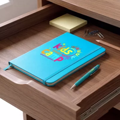 Omega PU Notebook and Pen Gift Set
