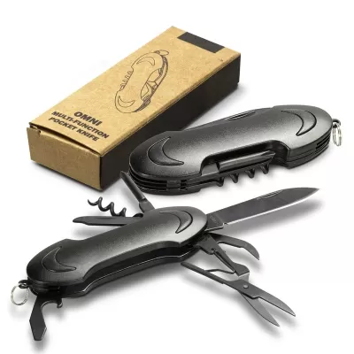 Omni Stainless Steel Multi-Function Pocket Knife