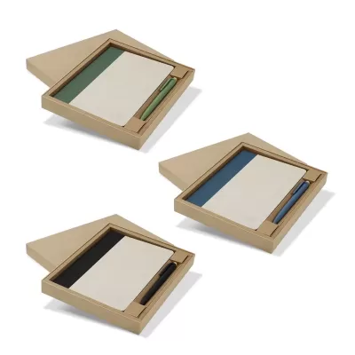 Paulo Paper Notebook and Pen Gift Set