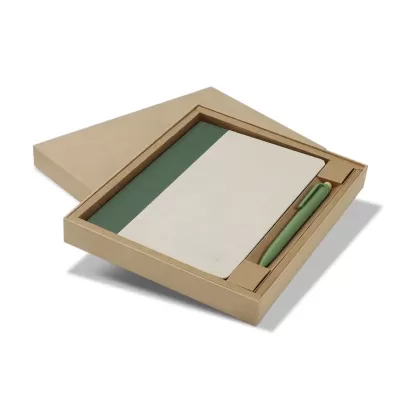 Paulo Paper Notebook and Pen Gift Set