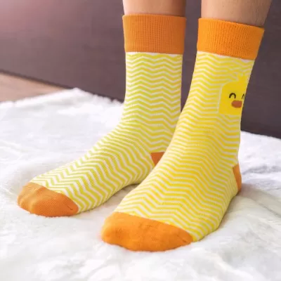 Pixel 2 Piece Knitted Cotton Business Socks Set
