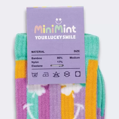 Pixel Knitted Bamboo Socks