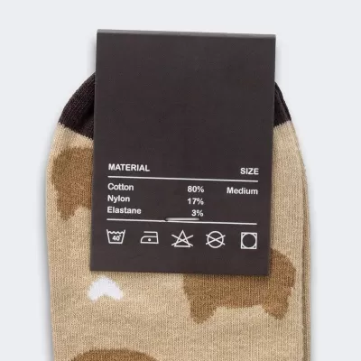 Pixel Knitted Cotton Ankle Socks
