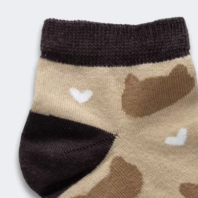 Pixel Knitted Cotton Ankle Socks