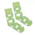 Pixel Knitted Cotton Business Socks