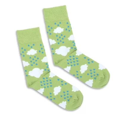 Pixel Knitted Cotton Business Socks