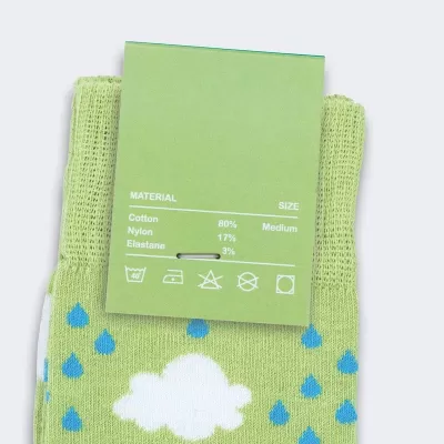 Pixel Knitted Cotton Business Socks
