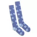 Pixel Knitted Cotton Knee-High Socks