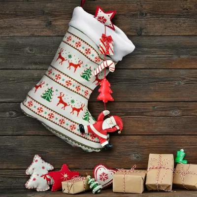 Plush Christmas Stocking
