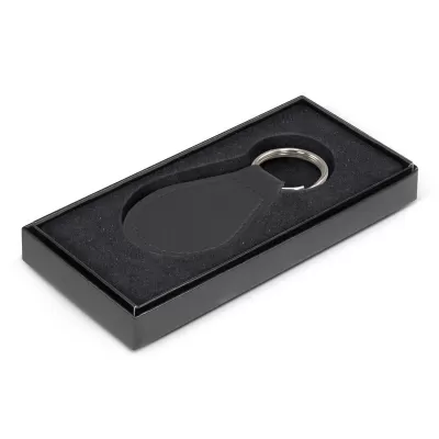Prince Round Leather Keyring