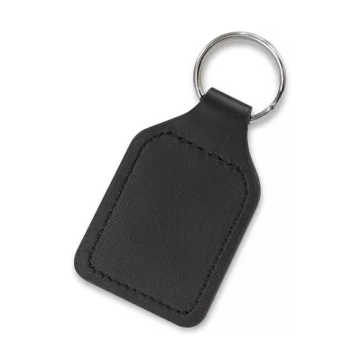 Prince Square Leather Keyring