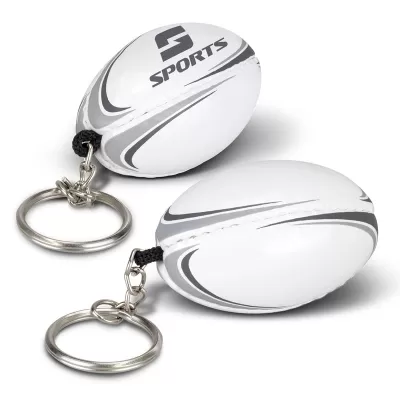 PU Rugby Ball Keyring