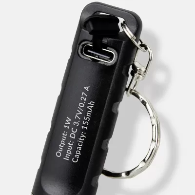 Rechargeable ABS Torch Keyring