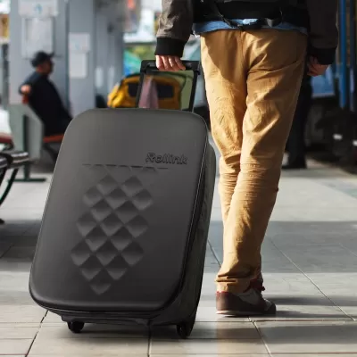 Rollink Flex Earth Medium 60L Polypropylene Suitcase