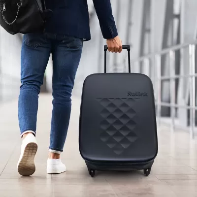 Rollink Flex Earth Small 37L Polypropylene Suitcase