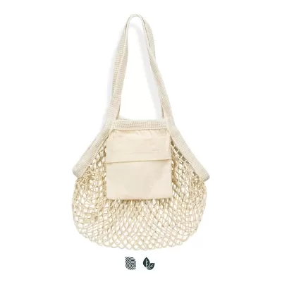 Small 3L Cotton Mesh Foldaway Tote Bag