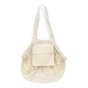 Small 3L Cotton Mesh Foldaway Tote Bag