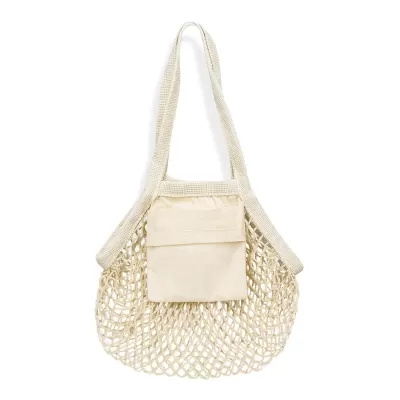 Small 3L Cotton Mesh Foldaway Tote Bag