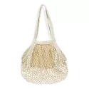 Small 3L Cotton Mesh Foldaway Tote Bag