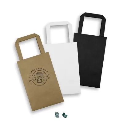 Small Portrait 180gsm Flat Handle Paper Bag