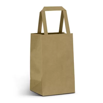 Small Portrait 180gsm Flat Handle Paper Bag