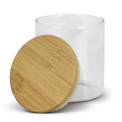 Small Round Borosilicate Storage Canister