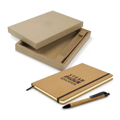 Somerset Cork Notebook and Pen Gift Set