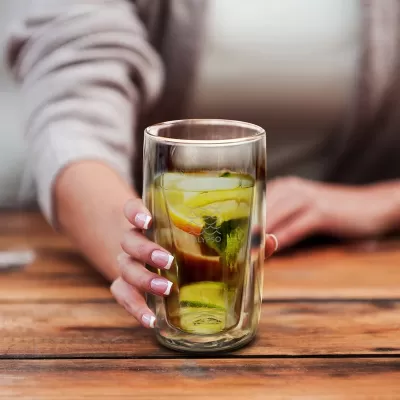 SPICE Calypso 330ml Double Wall Glass Tumbler