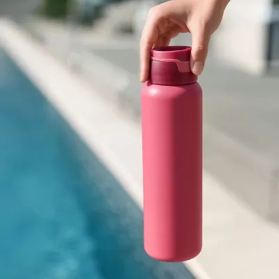 branded Spyro 700ml Stainless Steel Vacuum Bottle, from our range of promotional Drink Bottles - Metal