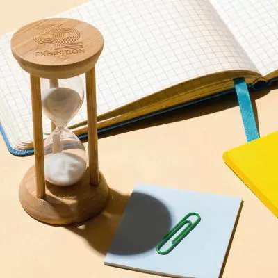 branded Tempus Bamboo Hourglass, from our range of promotional Homeware Products