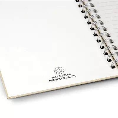 Terra A5 Recycled Paper Spiral Notebook