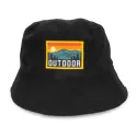 branded Terry Towelling Bucket Hat with Full Colour Patch, from our range of promotional Wide Brim Hats