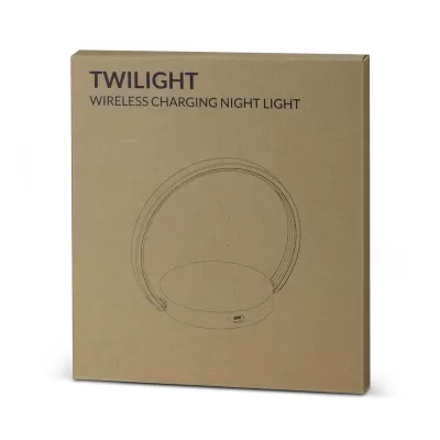 Twilight Bamboo Wireless Charging Night Light