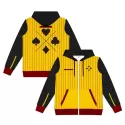 Womens Custom Active Zipped Polyester Hoodie