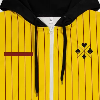 Womens Custom Active Zipped Polyester Hoodie