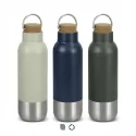 branded Wynn 650ml Cork Lid Stainless Steel Vacuum Bottle, from our range of promotional Drink Bottles - Metal