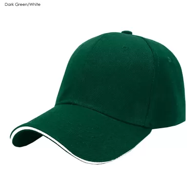 Const 6 Panel Cotton Sandwich Cap
