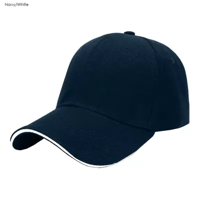 Const 6 Panel Cotton Sandwich Cap