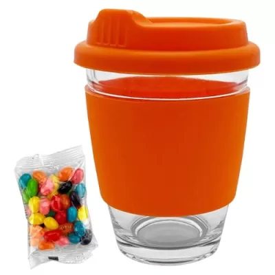Jelly Beans in Carlo Glass Coffee Cup
