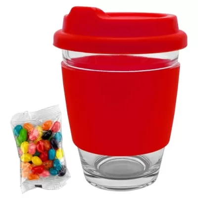 Jelly Beans in Carlo Glass Coffee Cup
