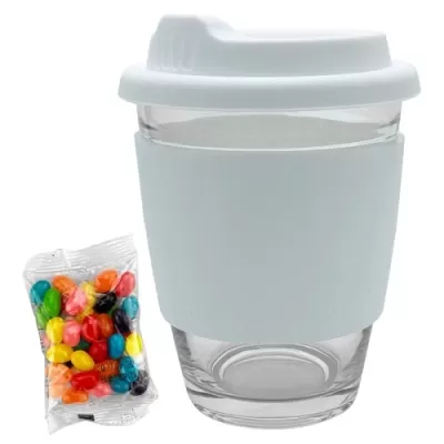 Jelly Beans in Carlo Glass Coffee Cup