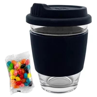 Jelly Beans in Carlo Glass Coffee Cup