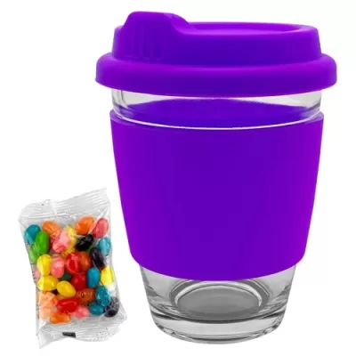 Jelly Beans in Carlo Glass Coffee Cup
