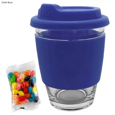 Jelly Beans in Carlo Glass Coffee Cup