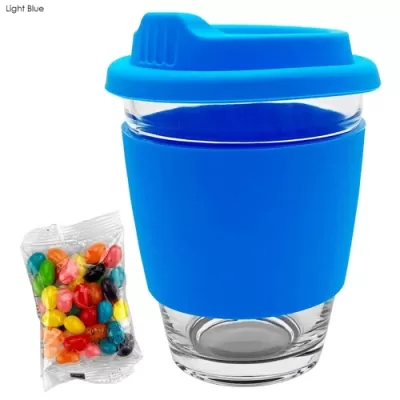 Jelly Beans in Carlo Glass Coffee Cup