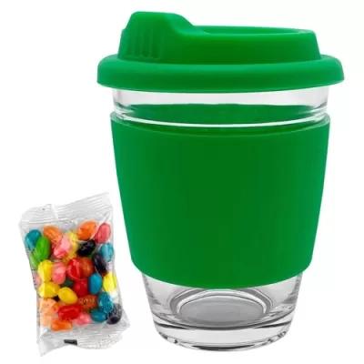 Jelly Beans in Carlo Glass Coffee Cup
